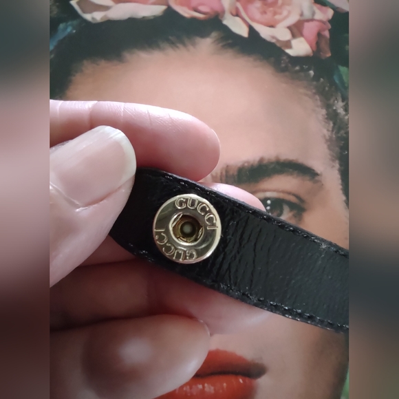 Gucci Leather Chain Boot Ankle Bracelet - Picture 6 of 7